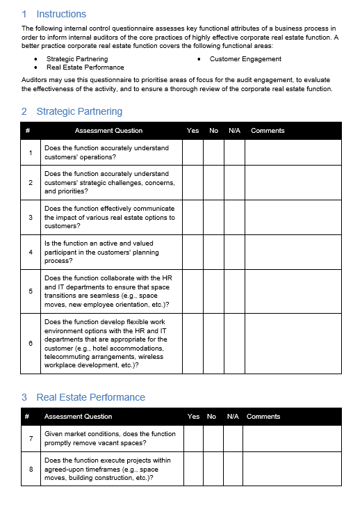 ICQ for Procurement Process – GRCReady