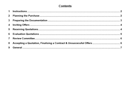 ICQ for Procurement Process – GRCReady